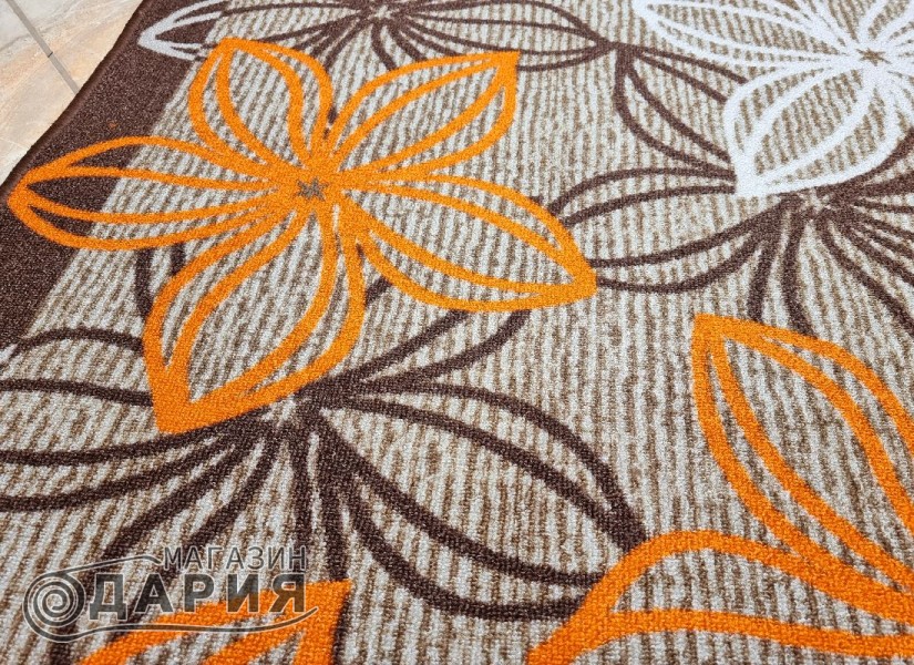 Мокетена пътека ERIKA 8013 beige/orange